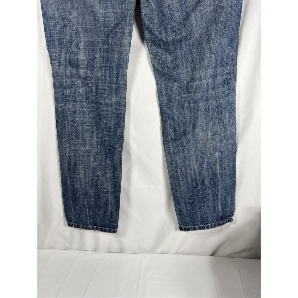 Ann Taylor LOFT Jeans Womens 0 Blue Boyfriend Button Fly Distressed 25/0 - Picture 12 of 16